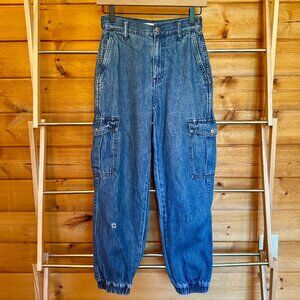 Women's Madewell Cargo Jogger Jeans - Bremerton Wash 23x27